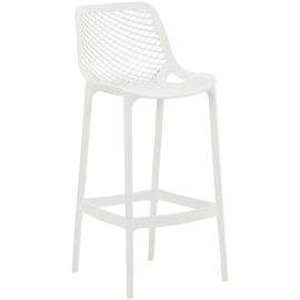Sgabello Alto Outdoor in Polipropilene I Sgabello Impilabile Alt. 75 CM