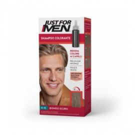 JUST FOR MEN - Shampoo Colorante capelli uomo colore Biondo Scuro