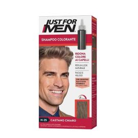 JUST FOR MEN - Shampoo Colorante capelli uomo colore Castano Chiaro