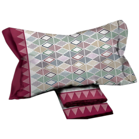 Completo letto Venere fantasia losanghe colorate 1 piazza by Novia