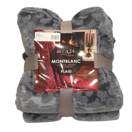 Coperta plaid singolo Montblanc - Acca24