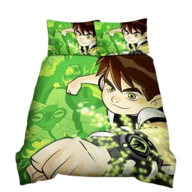 COPRILETTO BEN 10 LETTO SINGOLO 1 POSTO NOVIA VARIANTE VERDE