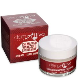 Crema Viso Dermattiva al Vinacciolo e Ceramide Idratante Antiossidante