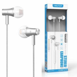 Cuffie in-ear NEWTOP CF07: suono cristallino e potenti bassi Silver