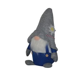 Gnomo ferma con cappello, porta in stoffa cm 45