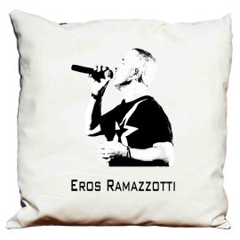 Cuscinone decorativo Eros Ramazzotti senza imbottitura