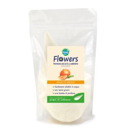 PROFUMA BUCATO E AMBIENTE IN POLVERE ECOLOGICO FLOWERS ARANCIO BRASILE 200 GR