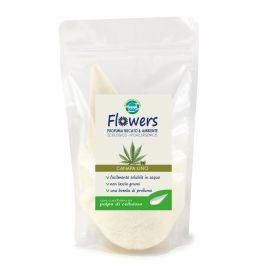 PROFUMA BUCATO E AMBIENTE IN POLVERE ECOLOGICO FLOWERS CANAPA E LINO 200 GR