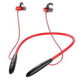 Auricolari Wireless Hoco ES61 Manner Rosso con Bluetooth v5.1 per Sport e Fitness