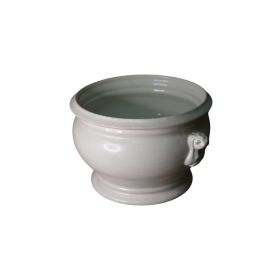 Porta vaso in ceramica altezza cm 23