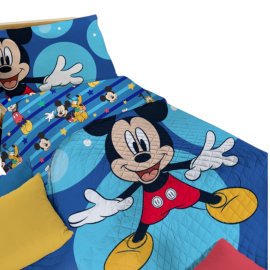 Mickey Mouse Copriletto Trapuntino Disney Singolo