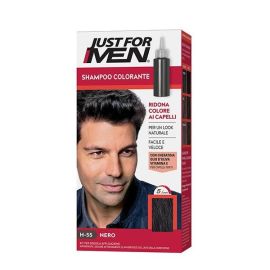 JUST FOR MEN - Shampoo Colorante capelli uomo colore Nero