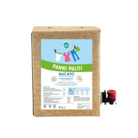 PANNI PULITI DETERSIVO LAVATRICE E BUCATO A MANO ECOLOGICO BAG IN BOX 3 LT