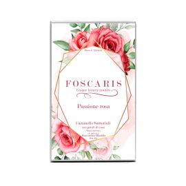 Collezione passione rosa - Caramelle sartoriali con petali di rosa, estratto di rosa e arancia