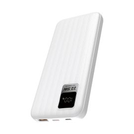 Power Bank NEWTOP PB33 - Ricarica Veloce 10000mAh con Cavi Integrati Bianco