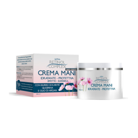 Crema mani idratante protettiva 250 ml con burro di karite glicerina olio argan