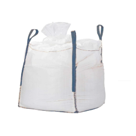 Sacco grande con pannello a U, Mis. 90 L x 90 P x 120 H cm, SWL 1500 Kg, SF 5:1, caramella/chiuso