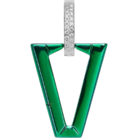 Orecchini Valentina Ferragni UALI METALLIC GREEN - DVF-OR-LU10