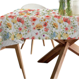 Tovaglia anti macchia per cucina - Rosso, 140X240cm