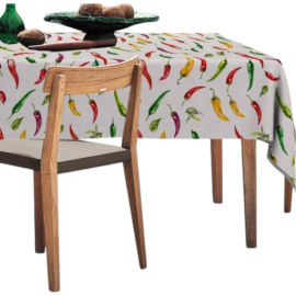 Tovaglia anti macchia per cucina - Bianco, 140X320cm