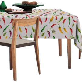 Tovaglia anti macchia per cucina - Bianco, 140X180cm
