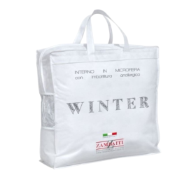 Piumino interno invernale 1 piazza e mezza tessuto anallergico bianco - Bianco