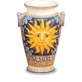 Portaombrelli in ceramica dipinto cm 52