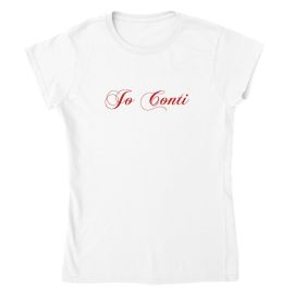 T-shirt classica da donna a girocollo Jo Conti