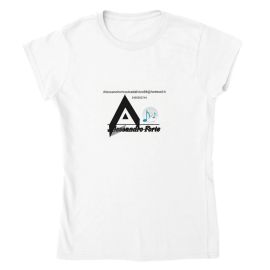 T-shirt classica da donna a girocollo Alessandro Forte
