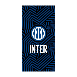 TELO MARE INTER SPUGNA 70X140 CM 100% COTONE NUOVO LOGO 2024 PRODOTTO UFFICIALE