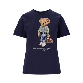 polo Ralph Lauren T-Shirt Donna slim-fit Polo Bear	