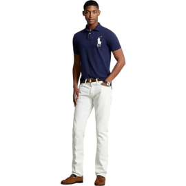 Ralph Lauren Polo Uomo Custom Slim Big Pony Logo Ricamato	
