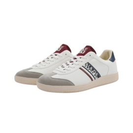 Napapijri Aspen Trainer Sneaker Uomo Bianche Scarpe Da Ginnastica S4SPEN01/SUP White/Red/Navy Aspen 