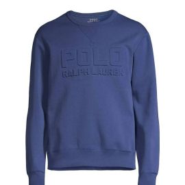 Felpa Ralph Lauren Girocollo Logo in Rilievo Uomo	