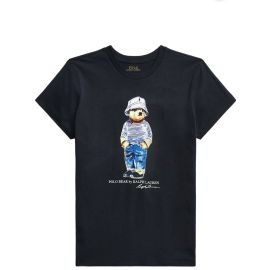 Ralph Lauren T-Shirt Polo Bear Uomo Maglia Girocollo Mezze Maniche Orsetto Stampata
