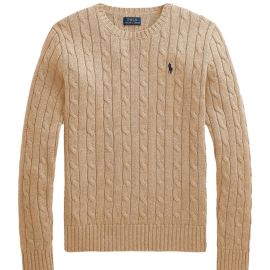 Polo Ralph Lauren Pullover Uomo Girocollo Con Trecce In Lana Merino Maglione Uomo Intrecciato Sottil