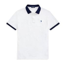 alph Lauren Polo Uomo Mezze Maniche E Colletto Polo Slim-fit Maniche Corte Pony Ricamato Cotone Polo