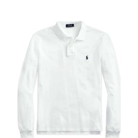 Polo Ralph Lauren Uomo Maglia A Maniche Lunghe Con Colletto Custom Slim Fit