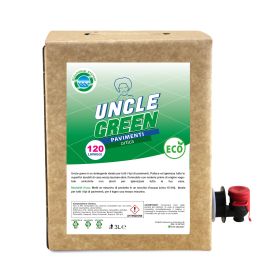 DETERSIVO PAVIMENTI ECOLOGICO UNCLE GREEN BAG IN BOX 3 LT