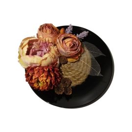 Piatto decorativo ceramica design autunnale fatto a mano Collezione Primavera Autunno